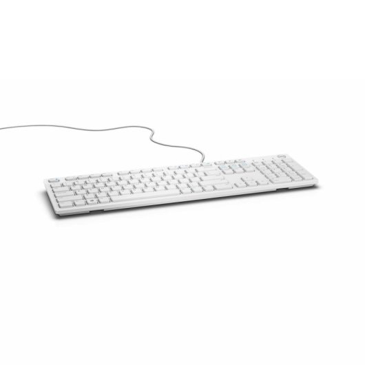 Teclado de membrana DELL KB216 Layout US Internacional branco completo