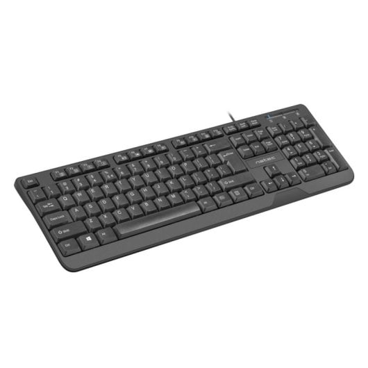 Clavier à membrane Natec Trout AZERTY USB filaire noir profil bas