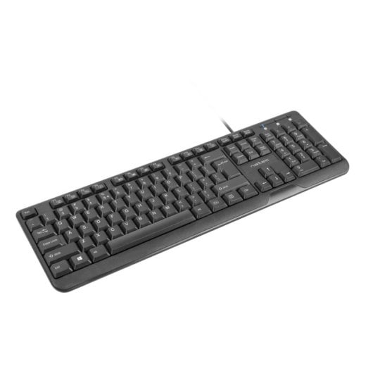 Clavier à membrane Natec Trout AZERTY USB filaire noir profil bas