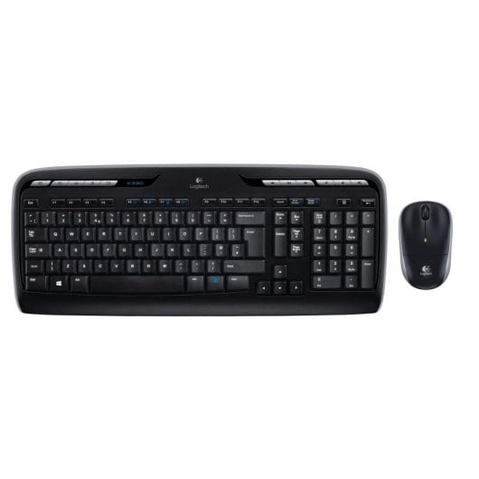 Teclado de membrana Logitech MK330 Layout US Wireless com rato incluído