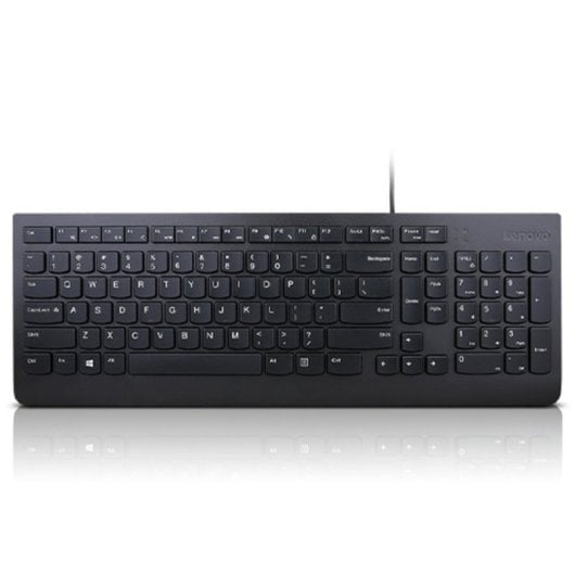 Clavier à membrane Lenovo Essential QWERTY US filaire noir pavé numérique
