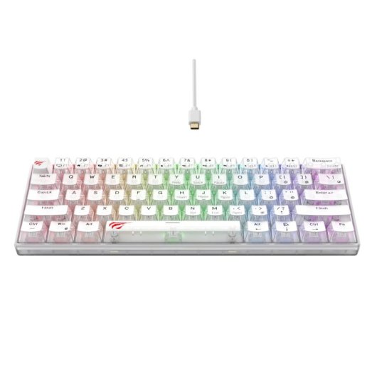 Clavier mécanique Havit KB903L QWERTY rétroéclairé RGB 61 touches filaire
