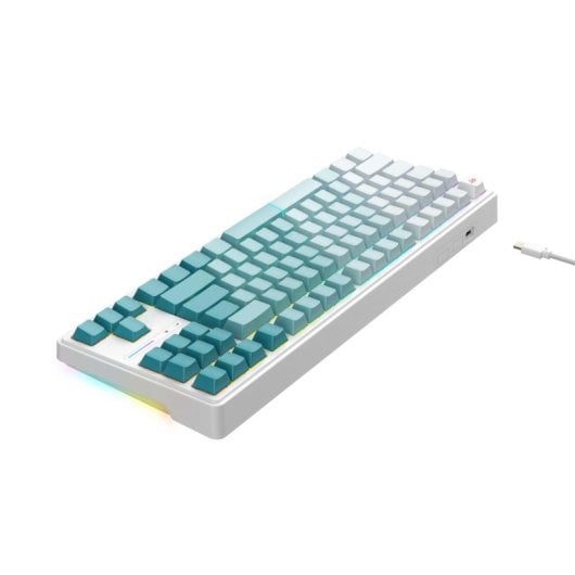 Teclado mecánico Havit KB901L Layout ES RGB Verde Blanco