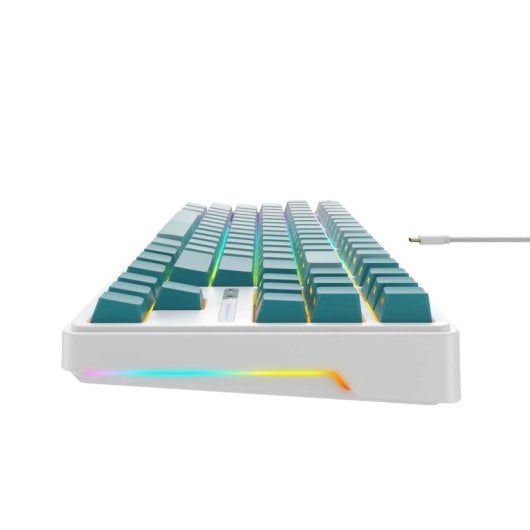 Teclado mecánico Havit KB901L Layout ES RGB Verde Blanco