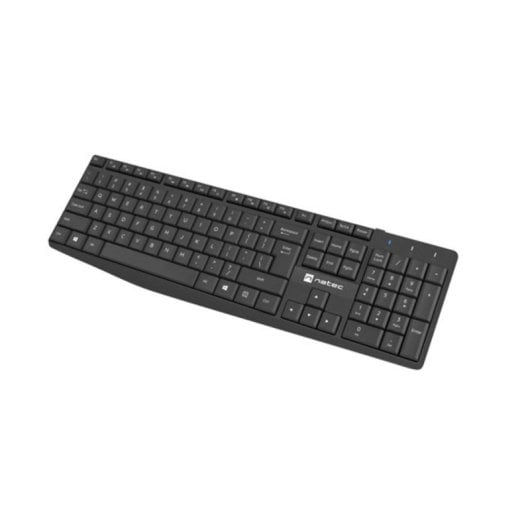 Teclado de membrana NATEC SQUID Layout US Internacional Sem Fio com rato
