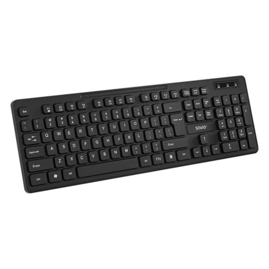 Clavier membrane Savio KB-02 Layout US sans fil compact noir
