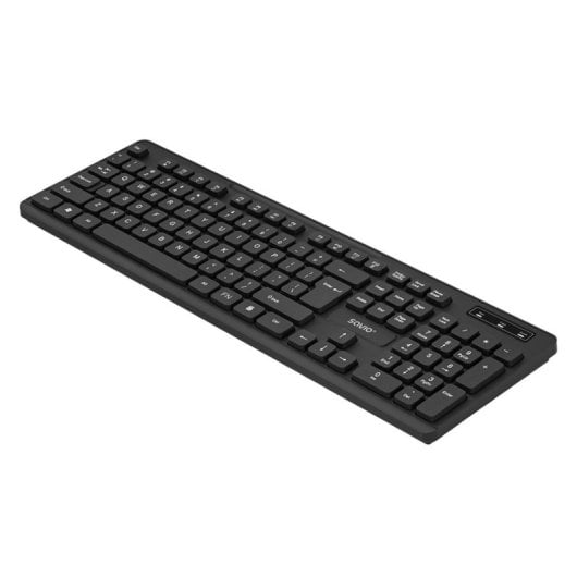 Clavier membrane Savio KB-02 Layout US sans fil compact noir