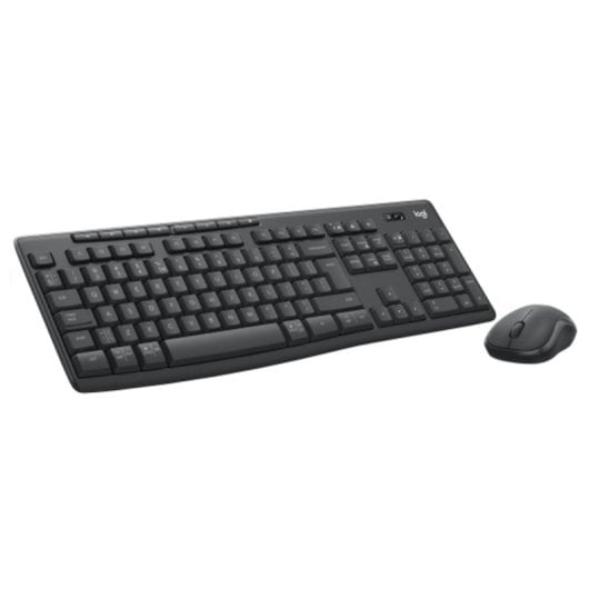Teclado de membrana Logitech 920-012077 Layout US grafite com rato sem fios