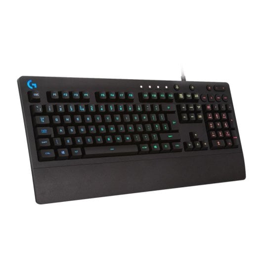 Teclado de membrana Logitech G213 Prodigy Layout US RGB Descanso de pulso