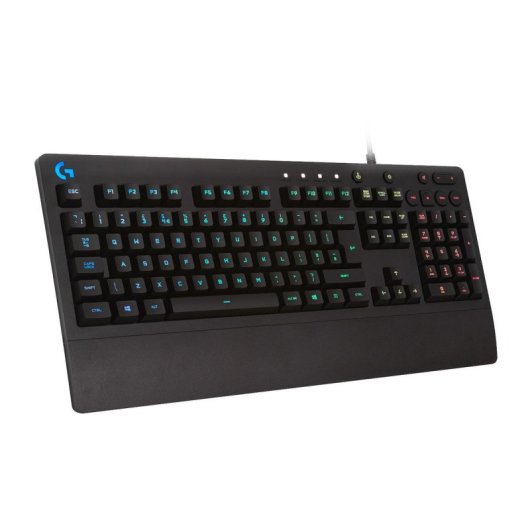 Logitech G213 Prodigy membraan toetsenbord US-indeling RGB-verlichting ergonomische polssteun