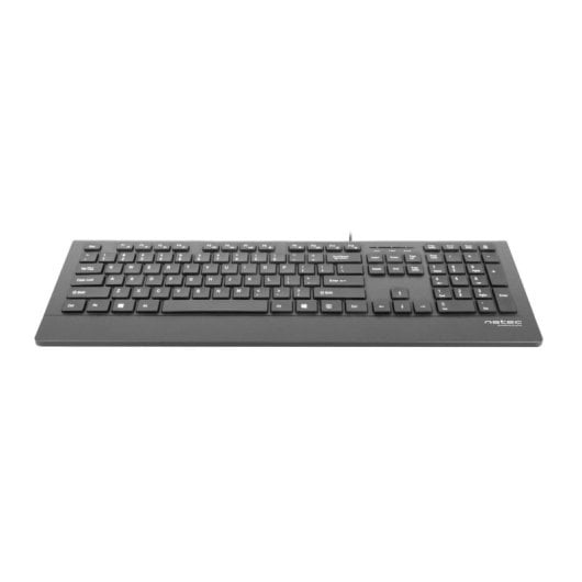 Teclado de membrana NATEC Barracuda QWERTY Negro cable USB completo
