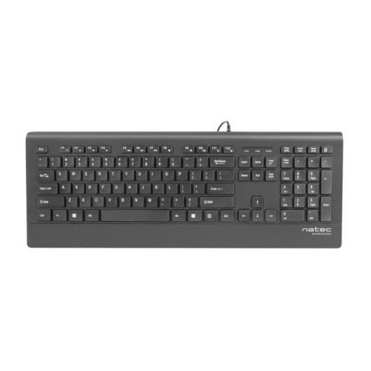 Teclado de membrana NATEC Barracuda QWERTY Negro cable USB completo
