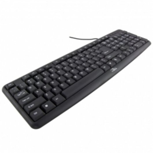 Clavier membrane Esperanza TK102 disposition FR filaire PS/2 noir
