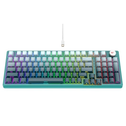 Teclado de membrana Havit KB899L Layout ES retroiluminado para gaming