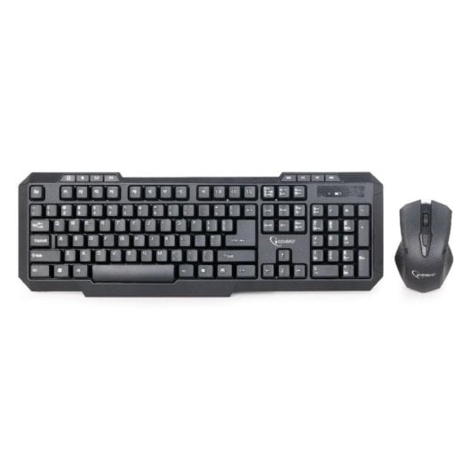 Tastiera a membrana Gembird KBS-WM-02 Layout US con mouse wireless e 8 tasti rapidi