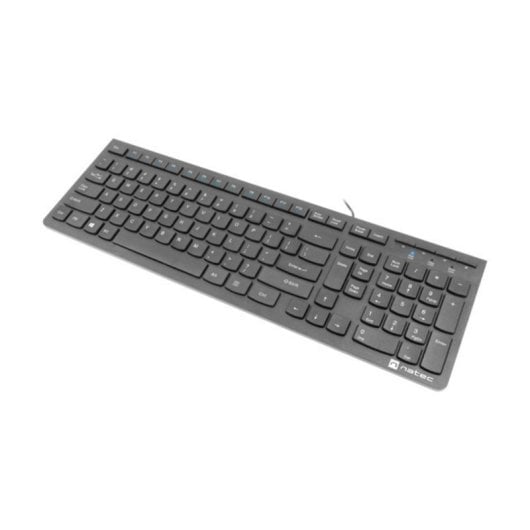 Clavier à membrane NATEC DISCUS 2 Layout US filaire touches multimédia