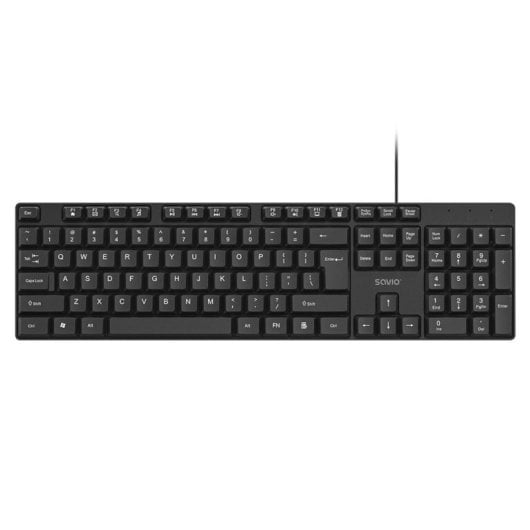 Clavier à membrane Savio KB-01 AZERTY filaire noir