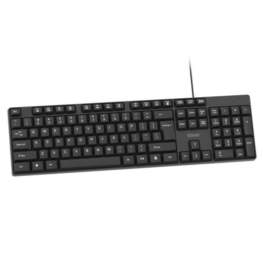 Clavier à membrane Savio KB-01 AZERTY filaire noir
