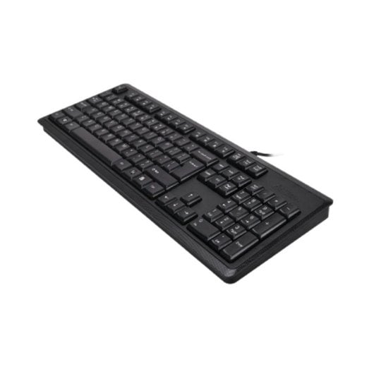 Teclado de membrana A4Tech KR-92 Layout EN resistente salpicaduras negro USB