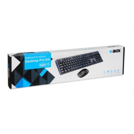 Tastiera a membrana iBox DESKTOP KIT PRO Layout IT con mouse incluso