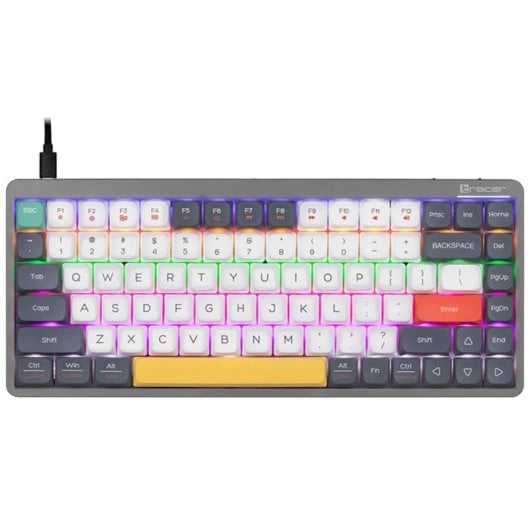 Teclado mecánico Tracer FINA 84 Layout EN inalámbrico retroiluminado