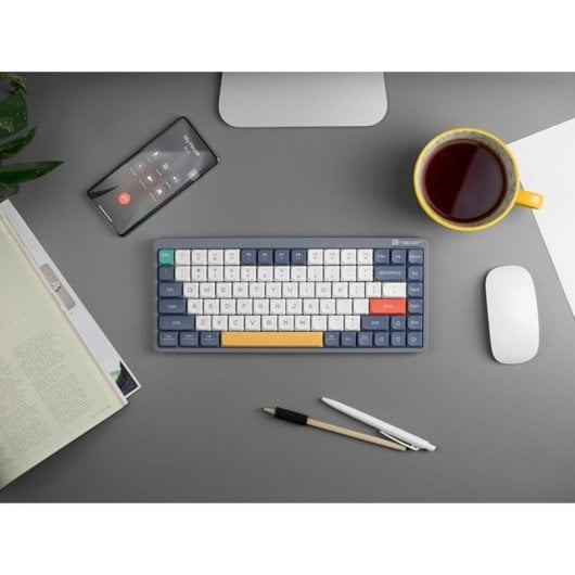 Teclado mecánico Tracer FINA 84 Layout EN inalámbrico retroiluminado