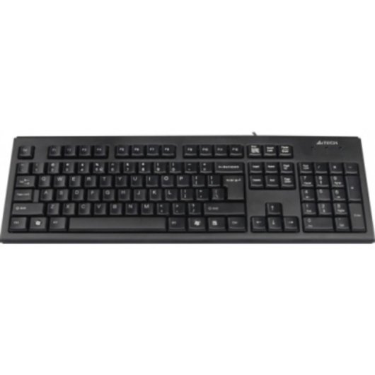 Clavier à membrane A4Tech KR-83 FR filaire PS/2 courbé noir