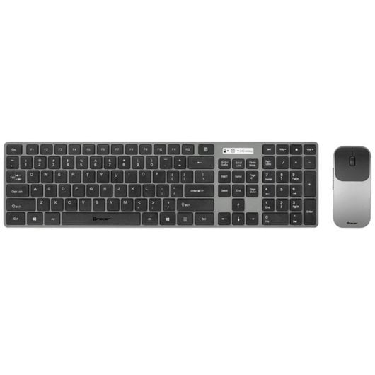 Teclado de membrana Tracer TRAKLA46773 Layout QWERTY inalámbrico con ratón