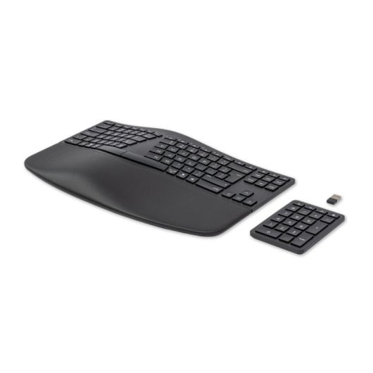 Tastiera a membrana HP Ergonomica 960 Layout EN wireless Bluetooth tastierino separato