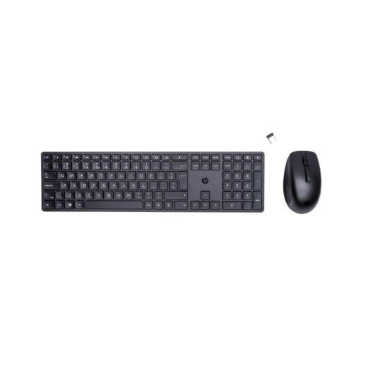 Tastiera a membrana HP Combo 650 Layout IT wireless con mouse incluso nero