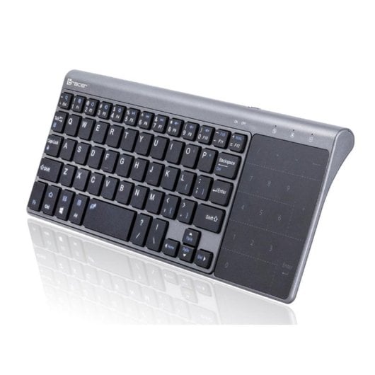 Clavier à membrane Tracer TRAKLA46934 AZERTY sans fil avec touchpad noir/gris