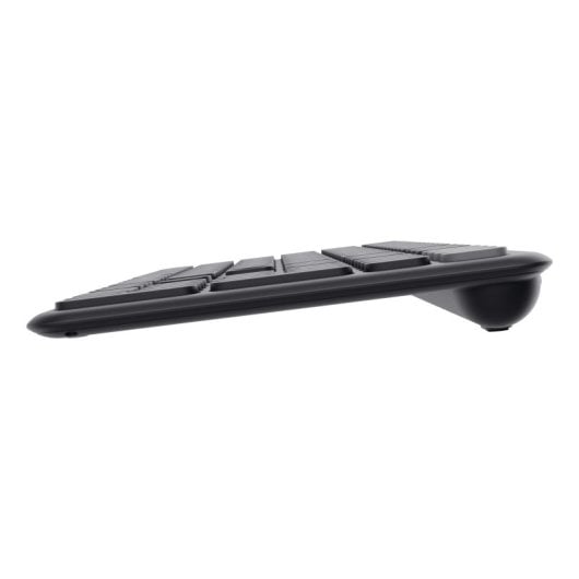 Teclado scissor Trust Vaiya Layout US conexão USB RF Bluetooth multifuncional
