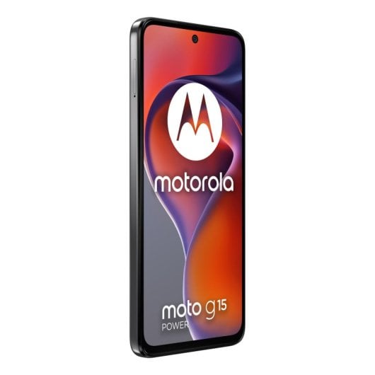 Motorola Moto G15 Power 8GB 256GB 6.72" LCD 4G Dual SIM Batería 6000mAh NFC IP54 Android 15 Gris