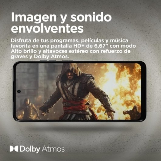 Motorola Moto E15 2GB 64GB 6.67" LCD 90Hz 4G Dual SIM Batería 5200mAh Android 14 Azul