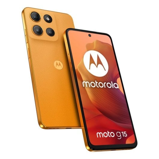 Motorola Moto G15 8GB 128GB 6.72" LCD 4G Dual SIM NFC Turbo Charge Android 15 Naranja