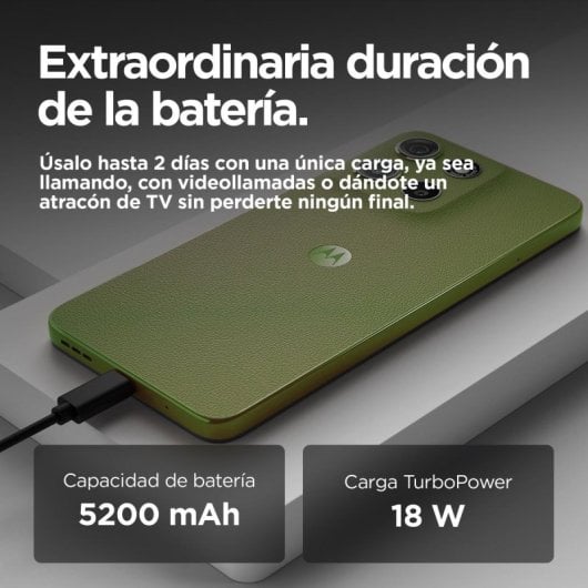 Motorola Moto G15 8GB 256GB 6.72" LCD 4G Dual SIM TurboPower NFC IP54 Android 15 Verde
