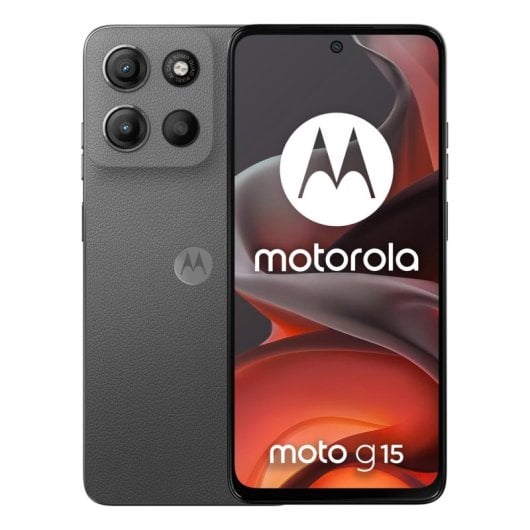 Motorola Moto G15 8GB 128GB 6.72" LCD 4G Dual SIM Cámara 50MP TurboPower Android 15 Gris