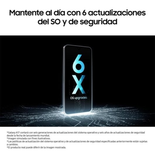 Samsung Galaxy A17 LTE 4GB RAM 128GB Super AMOLED 6.7" IP54 5000mAh Negro Versión Importada EU