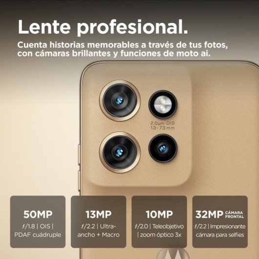 Motorola Edge 50 Neo 12GB 512GB 6.36" P-OLED 5G Dual SIM IP68 Fotocamera 50MP Android 14 Crema