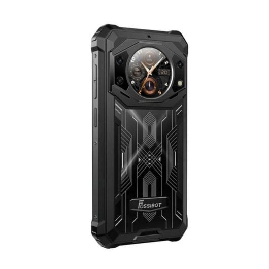 FOSSiBOT F101 Pro 8GB 128GB 5.45" TFT 4G SIM Única NFC Batería 10600mAh IP68 Android 13 Negro