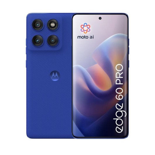 Motorola Edge 60 Pro 12GB 512GB 6.67" P-OLED 5G Dual SIM Cámara 50MP HDR10+ IP68 Android 15 Azul