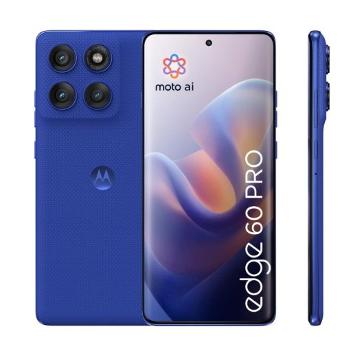 Motorola Edge 60 Pro 12GB 512GB 6.67" P-OLED 5G Dual SIM Cámara 50MP HDR10+ IP68 Android 15 Azul