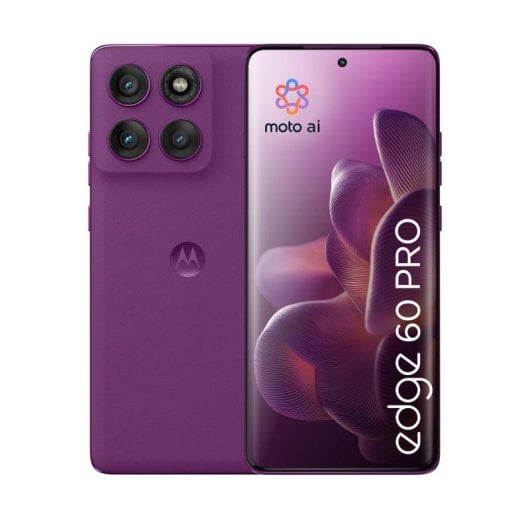 Motorola Edge 60 Pro 12GB 512GB 6.67" P-OLED 5G Dual SIM Câmera Tripla 50MP IP68 Android 15 Roxo