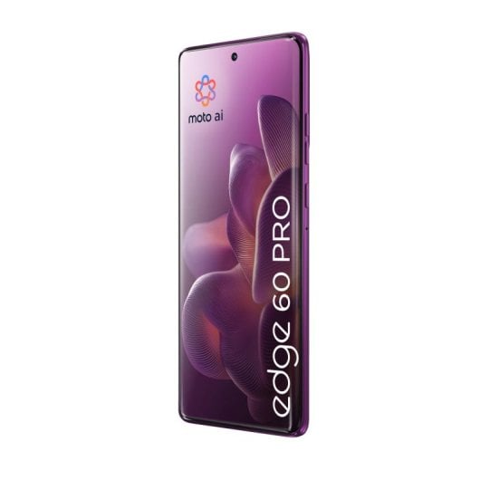 Motorola Edge 60 Pro 12GB 512GB 6.67" P-OLED 5G Dual SIM Câmera Tripla 50MP IP68 Android 15 Roxo