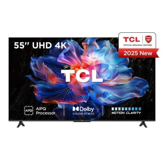 TV TCL DLED 55V6C 55" 4K Ultra HD Smart TV WiFi HDR Metallic