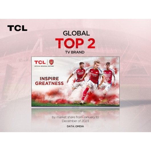 TV TCL QLED 55A300W-UK 55" 4K Ultra HD Smart TV Blanc WiFi