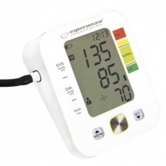 Tensiómetro Esperanza ECB003 Semiautomático LCD Brazo Superior 120 Memorias