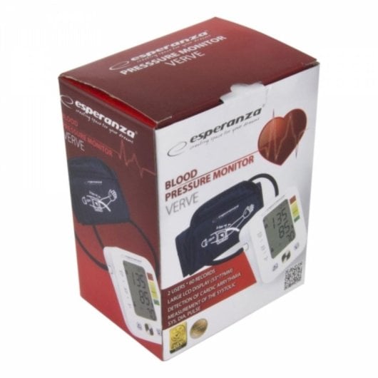Tensiómetro Esperanza ECB003 Semiautomático LCD Brazo Superior 120 Memorias