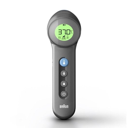 Termómetro Braun BNT 400 BK Infravermelhos LCD Sensores Frente Superfície