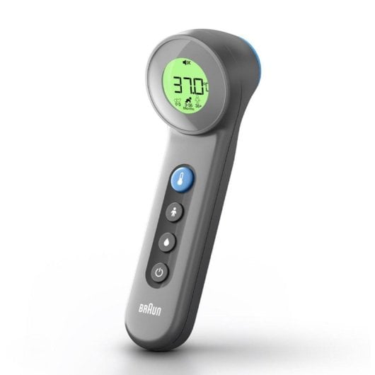 Termómetro Braun BNT 400 BK Infravermelhos LCD Sensores Frente Superfície